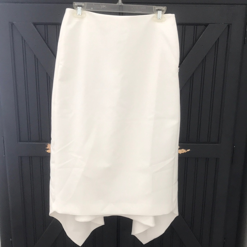 Asos white skirt 6 fish tail
